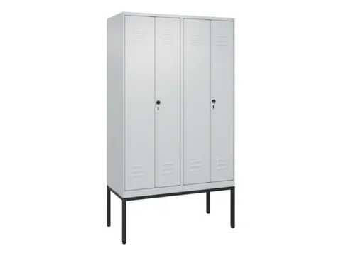 locker voor scheiding van kleding,HxBxD 2120x1200x500mm,4vak