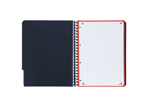 Projectboek Oxford School A4+ lijn 4-gaats 240 pagina's 80gr aqua