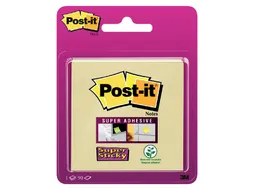 Memoblok Post-it 6920 Super Sticky 76x76mm geel