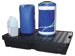 PE-opvangbak,v. kleinemballage,opvangvol. 60l,HxBxD 175x1000x600mm