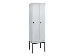 locker,HxBxD 2120x600x500mm,2vak,vak B 300mm,draaigrendel