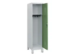 schoollocker,HxBxD 1630x400x500mm,1vak,vak B 400mm,cil.-slot,voeten