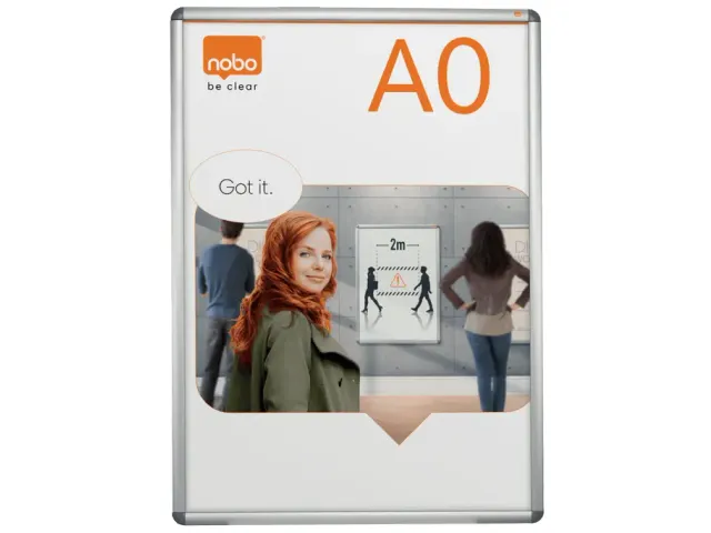 Kliklijst Nobo Essence A0 118x84,1cm aluminium