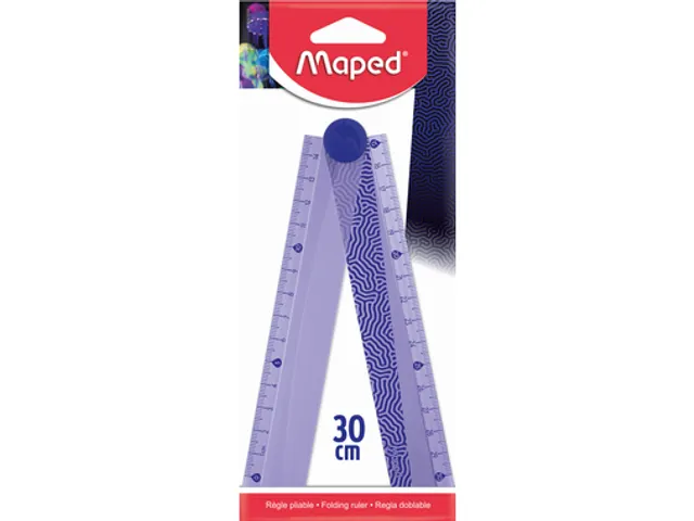 Liniaal Maped Deepsea Paradise opvouwbaar 30cm paars
