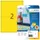 HERMA 4496 Verwijderbare etiketten A4 199,6x143,5mm Geel 40 stuks