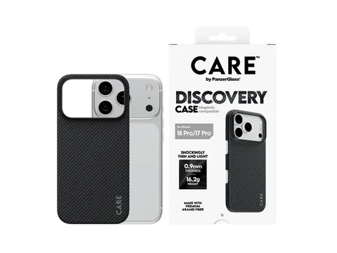PanzerGlass CARE by Discovery Case Black & Grey w. MagSafe iPhon