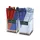 Potlood Faber-Castell Grip 2001 B in 2 kokers,144stuks blauw, rood, sk