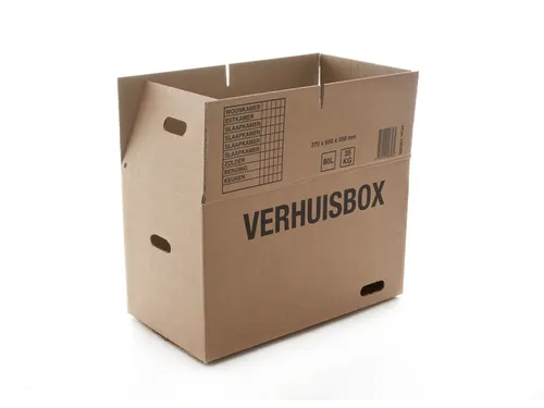 Verhuisdoos IEZZY 370x650x350 dubbelgolf bruin 7mm