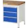 laden-onderbouw,v. werkbank,HxBxD 620x580x650mm,3lade(n),romp RAL7035