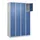 lockerkast,HxBxD 1850x1200x500mm,4x4vakken,vak B 300mm,cil.-slot