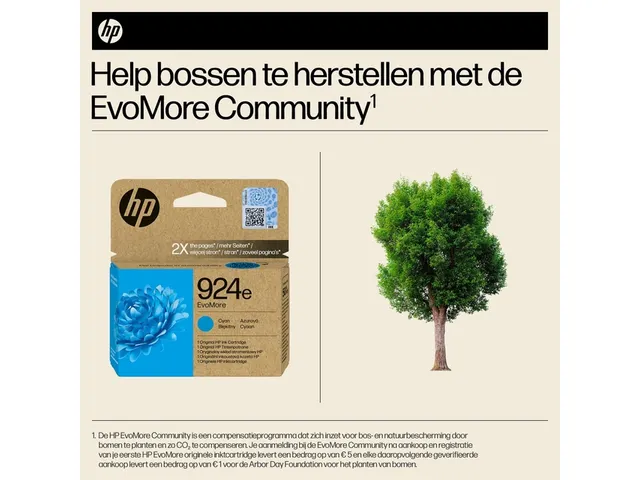 Inktcartridge HP 4K0U7NE 924E Evomore blauw