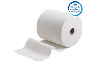 Handdoekrol Scott 1-laags 304m wit 6667 - 4