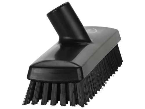 Vikan Hygiene luiwagen met waterdoorvoer zwart extra hard 270mm