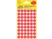 Etiket Avery Zweckform 3141 Rond Ø12mm Rood 270 Stuks