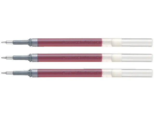 Gelschrijvervulling Pentel LR7 energel rood 0.4mm