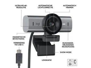 Logitech MX Brio webcam 3840 x 2160 Pixels Grafiet - 2