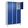 lockerkast,HxBxD 1950x1200x500mm,3x3vakken,vak B 400mm,cil.-slot