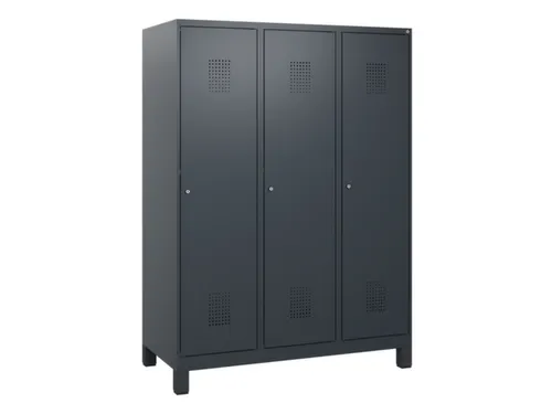 schoollocker,HxBxD 1630x1200x500mm,3vak,vak B 400mm,cil.-slot,voeten