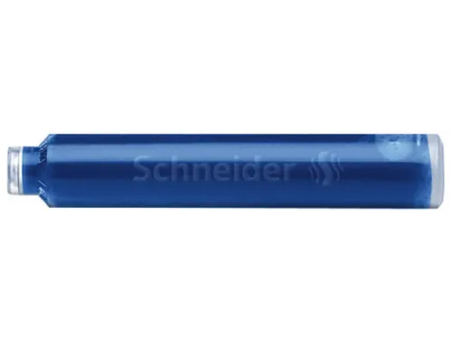 Inktpatroon Schneider Blauw pot 100stuks