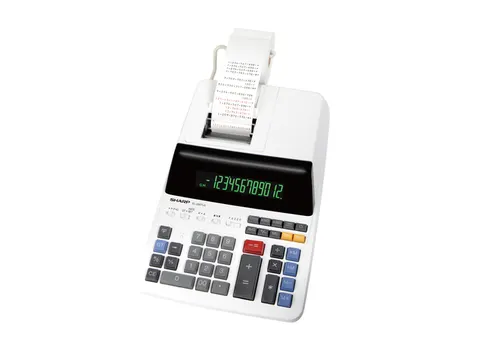 Calculator Sharp-EL2607LG creme print