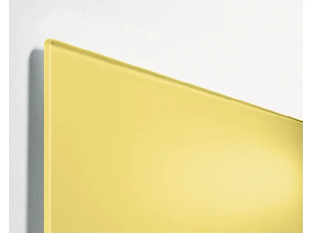 Glas Magneetbord Sigel Artverum mat pastelgeel 60x40cm