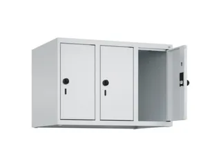 opzetkast,v. locker,3vak.,vak B 250mm,HxBxD 500x750x500mm,vleugeldeur - 2