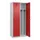 locker voor scheiding van kleding,HxBxD 1850x800x500mm,2vak