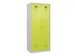 locker voor scheiding van kleding,HxBxD 1850x800x500mm,2vak