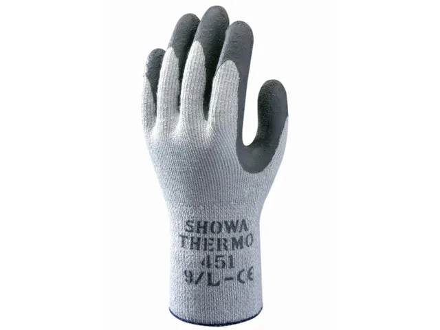 Showa Thermo Grip 451 koudebestendige handschoenen, grijs, maat 9, per