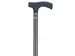 Wandelstok Able2 opvouwbaar carbon soft recht handvat zwart 85-95cm