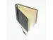 Carnet de croquis PU couverture rigide 80 feuilles 12x12cm noir