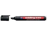 Viltstift Edding 330 Schuin Zwart 1-5mm