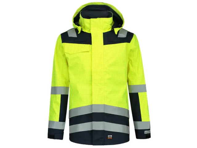 Parka Tricorp 403009 Multinorm Bicolor, jaune/bleu marine, taille 6XL,
