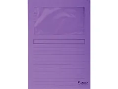 Venstermap Exacompta Forever L-map 120gr karton Paars