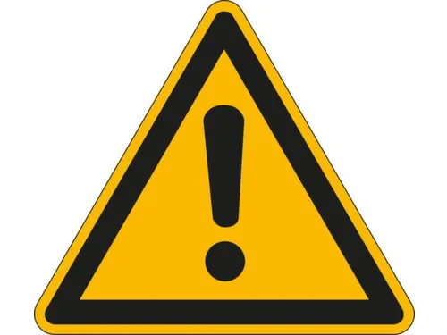 Waarschuwingsbord,Algemeen Waarschuwingssignaal,Wandbord,Aluminium