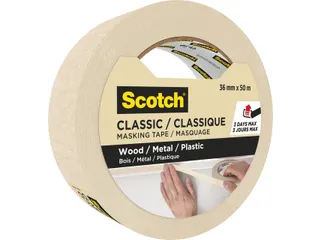 Afplaktape Scotch Classic 36mmx50m beige - 1