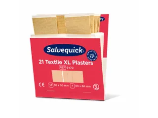 Salvequick Extra Grote Textielpleisters 21 Stuks - 2
