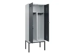 PBM-locker,HxBxD 2120x800x500mm,2vak,vak B 400mm,draaigrendel