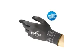 Ansell HyFlex 11-840 nylon precisiehandschoenen, zwart/grijs, maat 7