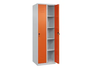 wasgoedverdeelkast,HxBxD 1850x600x500mm,vak B 300mm,draaigrendel - 2