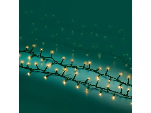 Kerstverlichting Lumineo 750 LED-lampjes 16 meter groene kabel