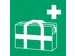 Pictogramme Djois Coffret de secours 200x200mm vert