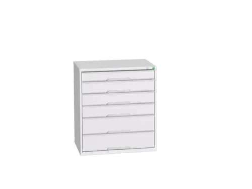 ladekast HxBxD 900x800x550mm 6laden romp RAL7035 front RAL7035