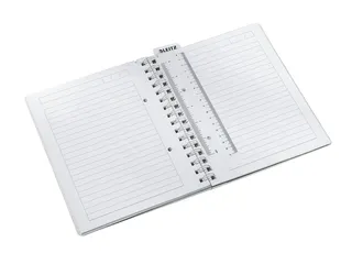 Notitieboek Leitz WOW A5 spiraal PP lijn blauw - 4