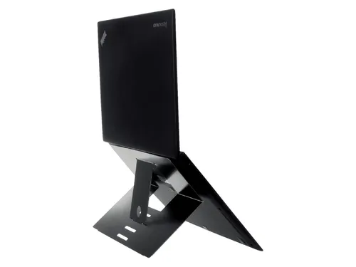 Laptopstandaard R-Go Riser Attachable voor laptops 10-22 inch Zwart