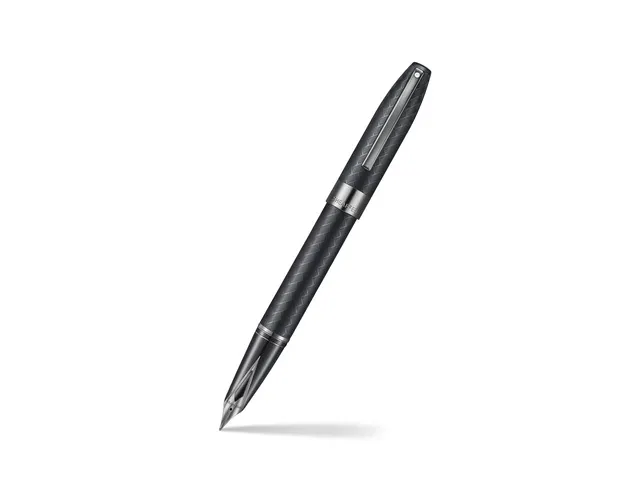 Vulpen Sheaffer Legacy 9066 chevron matte black, gun metal nib, trims,