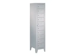 Vakken-/sorteerkast 1850x400x500 1x10 Vakken Poten Ral7035
