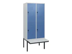 Dubbeldekse dekenkist,HxBxD 1950x800x815mm,2x2vak.,vak B 400mm
