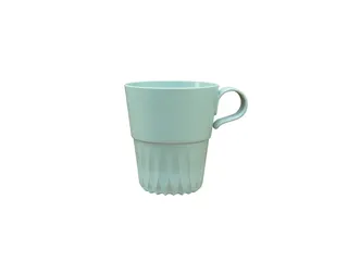 Kopje IEZZY 180ml herbruikbaar met oortje PP groen 10 stuks - 2