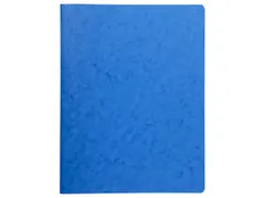 Map met springveer glanskarton 425gm² A4 Blauw